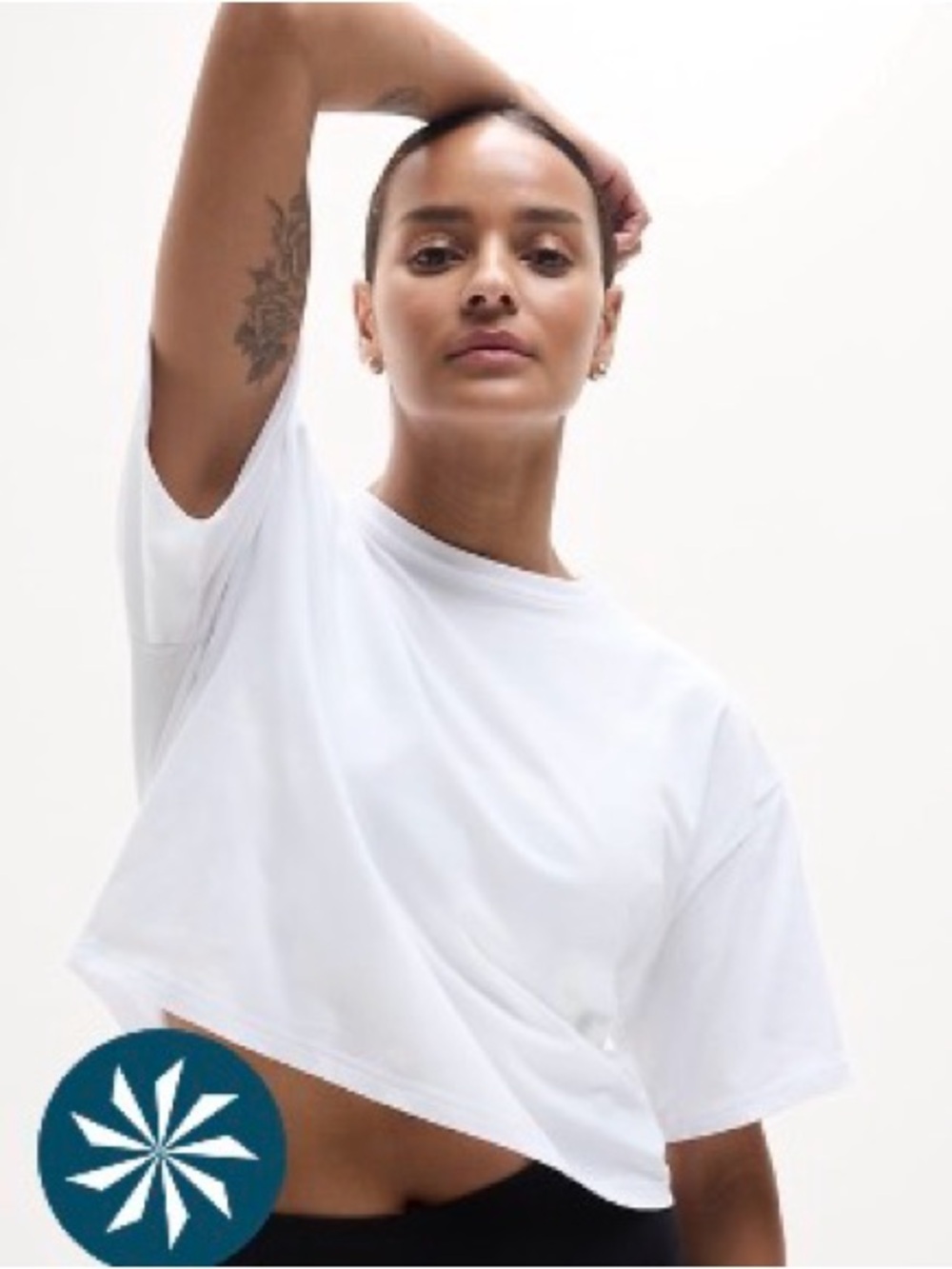 NWT True Cotton Crop Tee